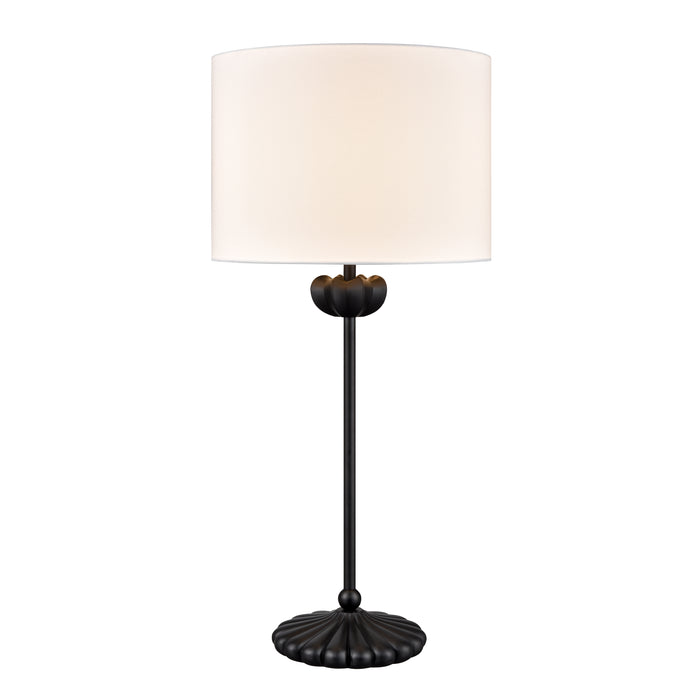 Liliaceae 30'' High 1-Light Table Lamp - Black