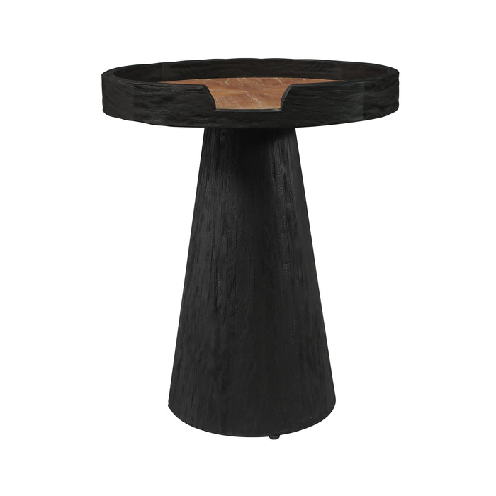 Marks Accent Table - Shou Sugi Ban