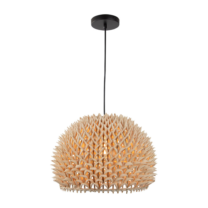 Durian 14'' Wide 1-Light Pendant - Natural