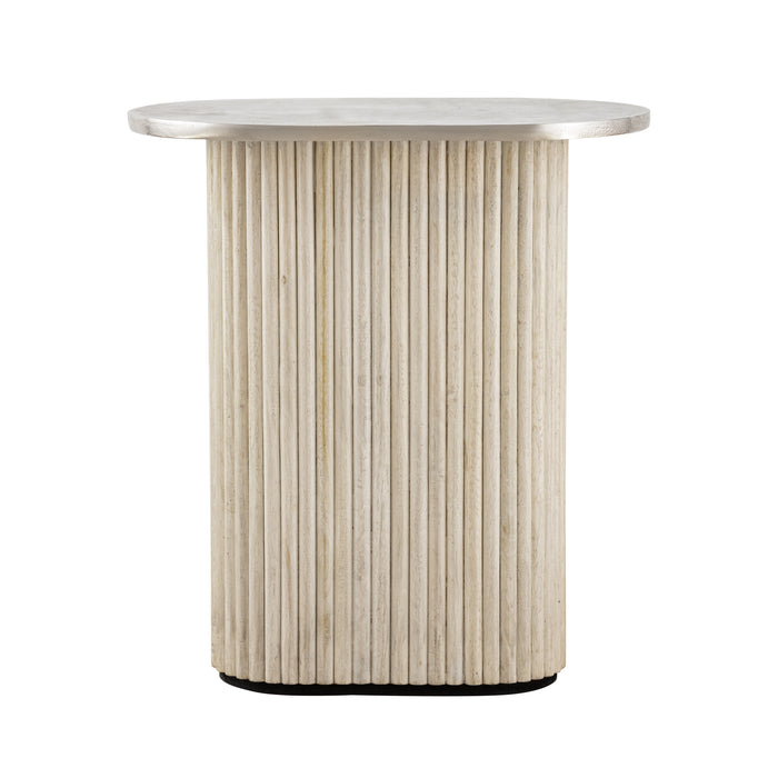 Finley Accent Table - Bleached Mango