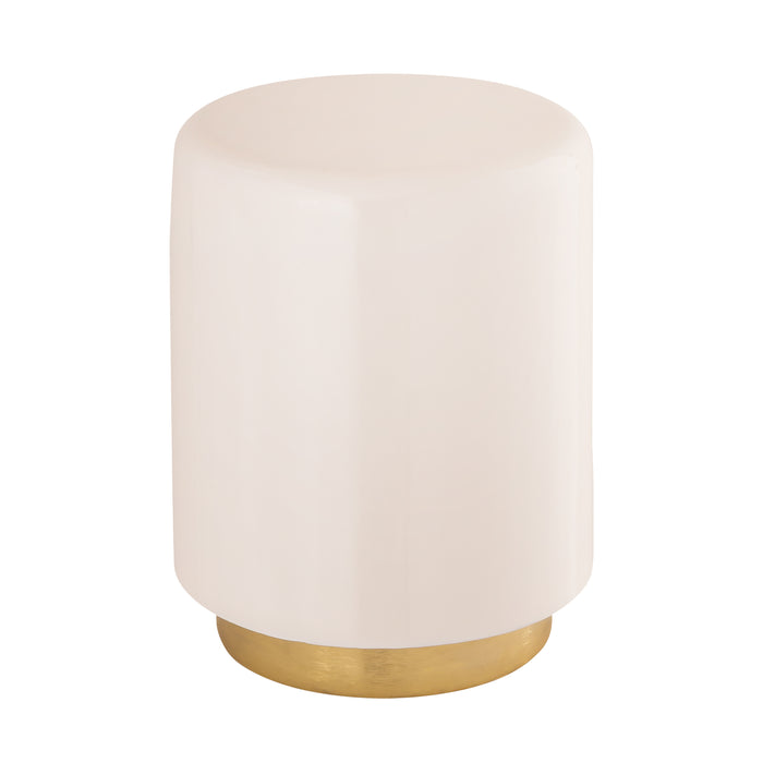 Genesis Accent Table - White Enamel