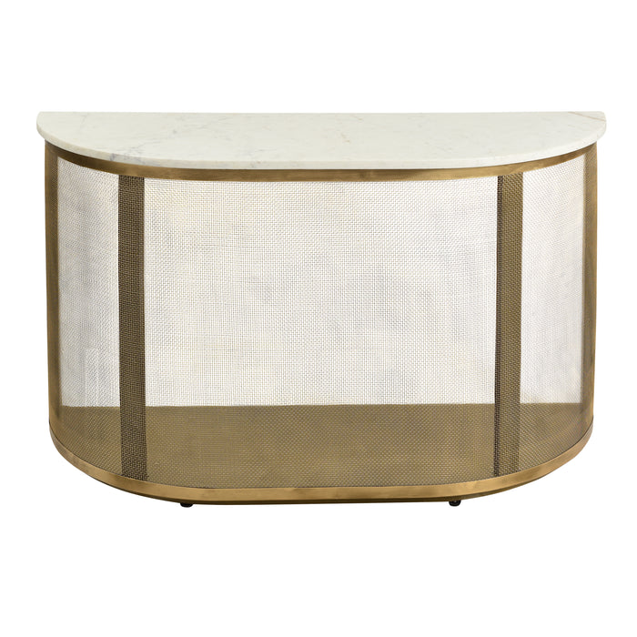 Solea Console Table - Antique Brass