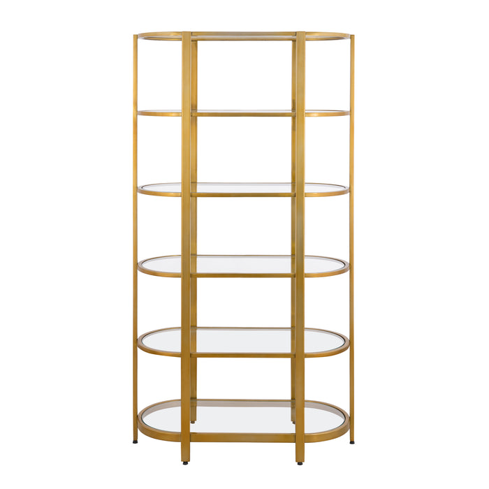 Blain Bookshelf - Brass