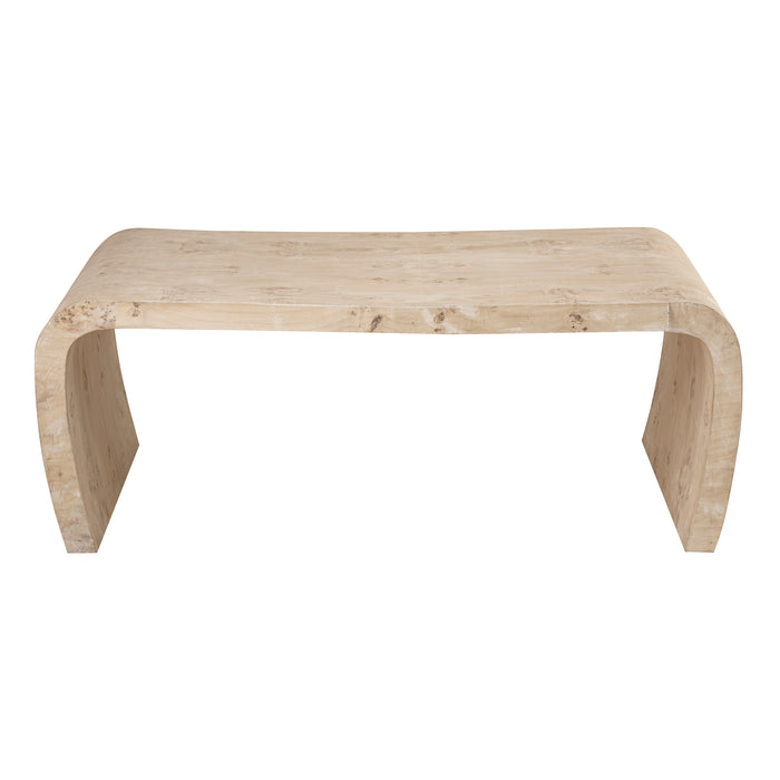 Clip Coffee Table - White Burl