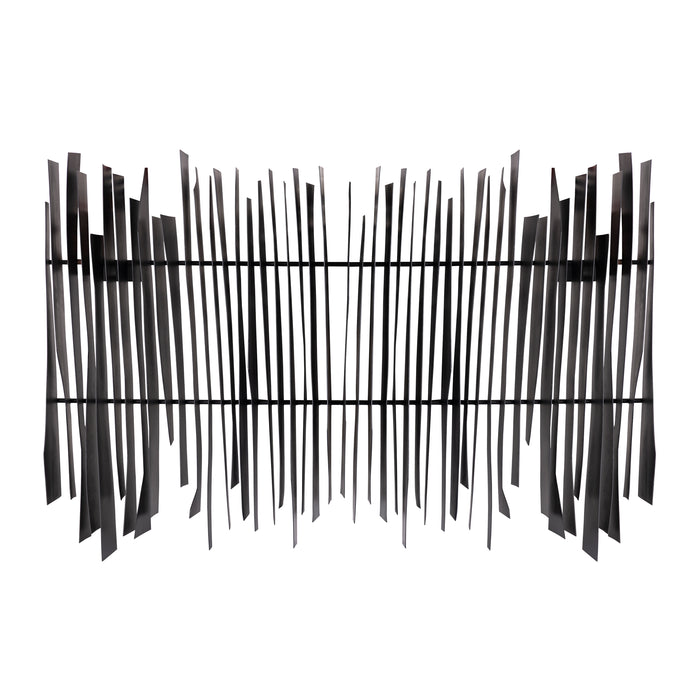 Ridge Dimensional Wall Art - Black