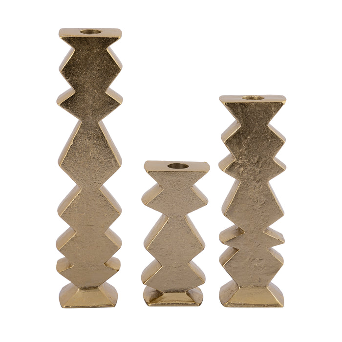 Zig Zag Taper Holder - Set of 3