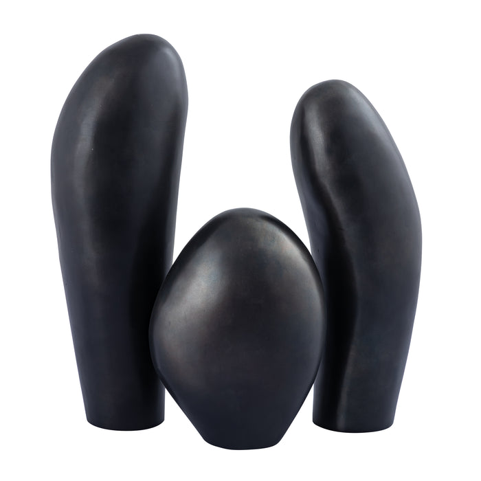 Distort Object - Set of 3 Black