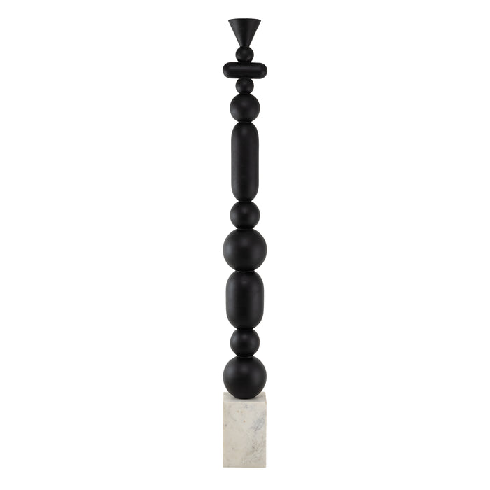 Totem Floor Sculpture - Ebonized