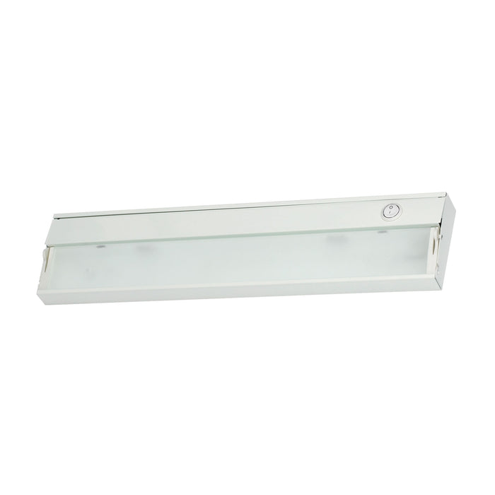 ZeeLite 2-Light Under-cabinet Light in White with Diffused Glass