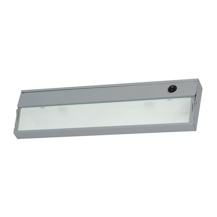 ZeeLite 1-Light Under-cabinet Light in Stainless Steel with Diffused Glass