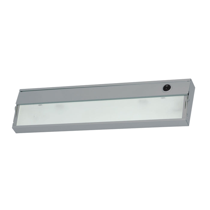 ZeeLite 2-Light Under-cabinet Light in Stainless Steel with Diffused Glass