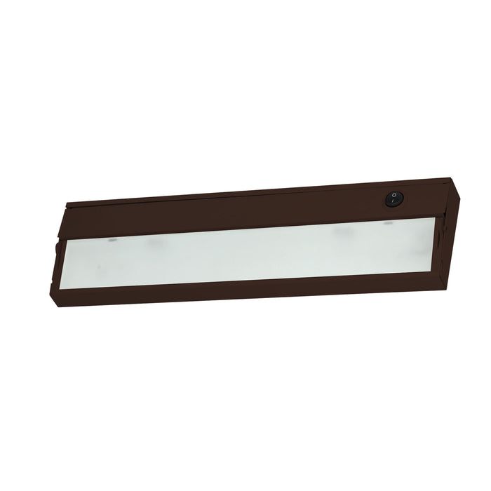 ZeeLite 1-Light Under-cabinet Light in Bronze with Diffused Glass