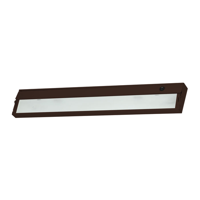 ZeeLite 3-Light Under-cabinet Light in Bronze with Diffused Glass