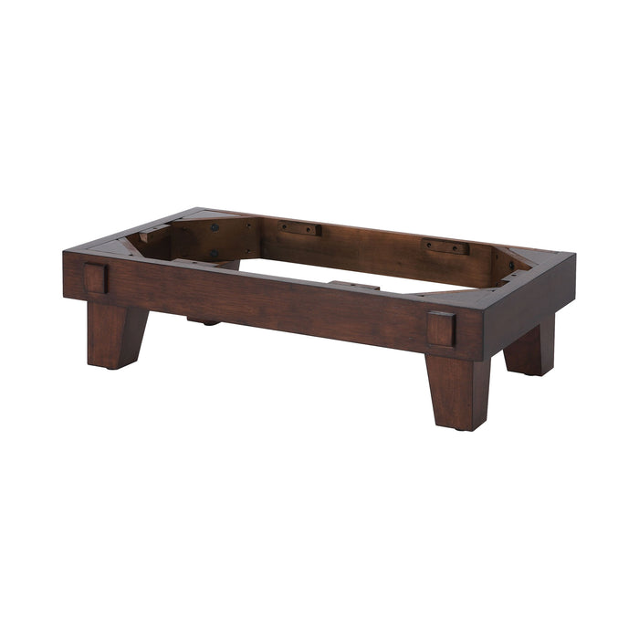 Base for 36-inch Bambu Vanity - Undermount Application - Dark Bamboo