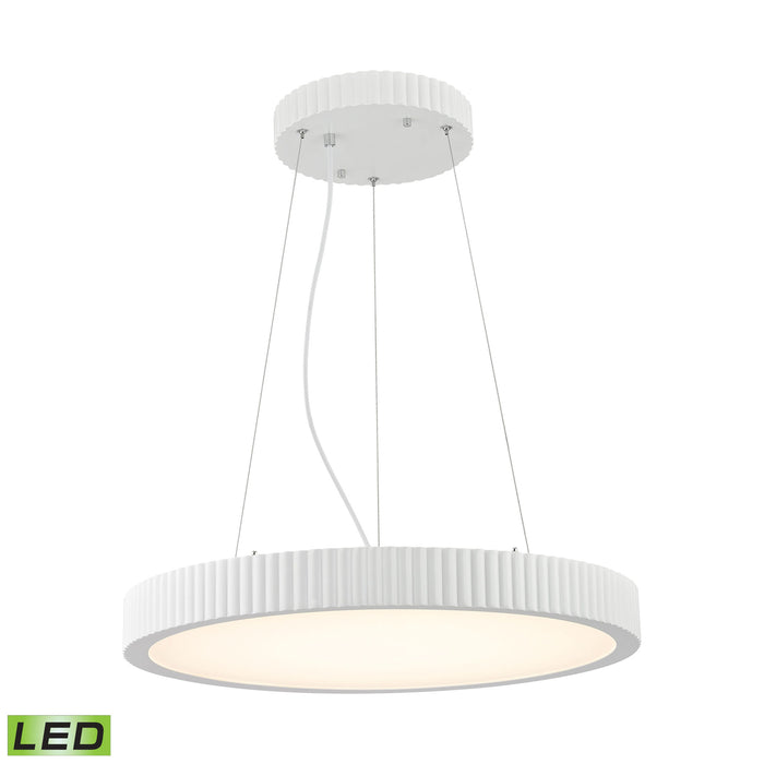 Digby 22'' Wide Integrated LED Chandelier - Matte White