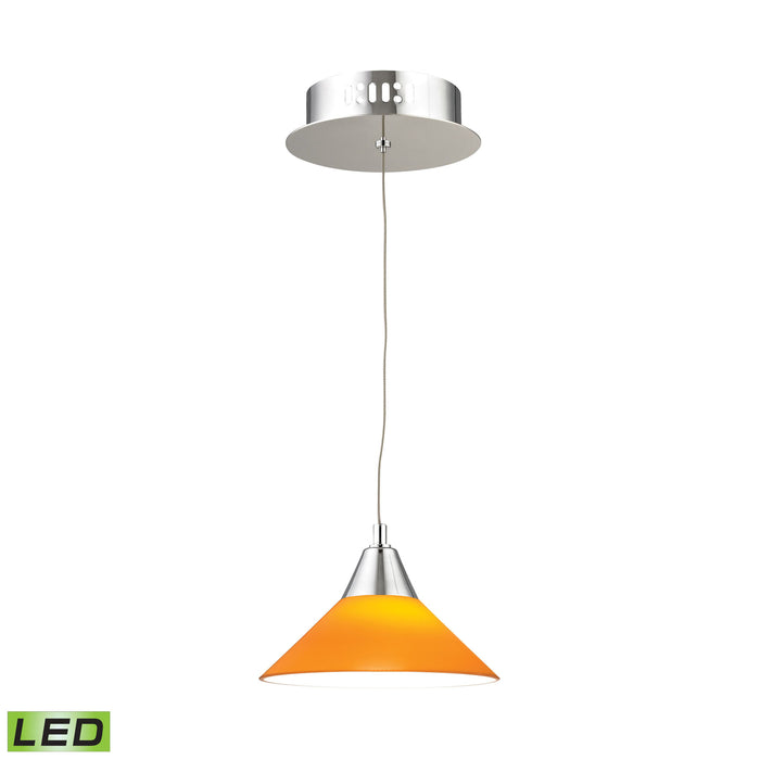 Cono 7'' Wide 1-Light Mini Pendant - Chrome