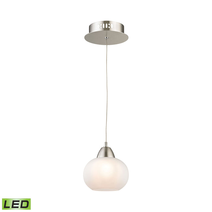 Ciotola 6'' Wide 1-Light Mini Pendant - Satin Nickel