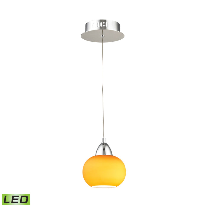 Ciotola 6'' Wide 1-Light Mini Pendant - Chrome