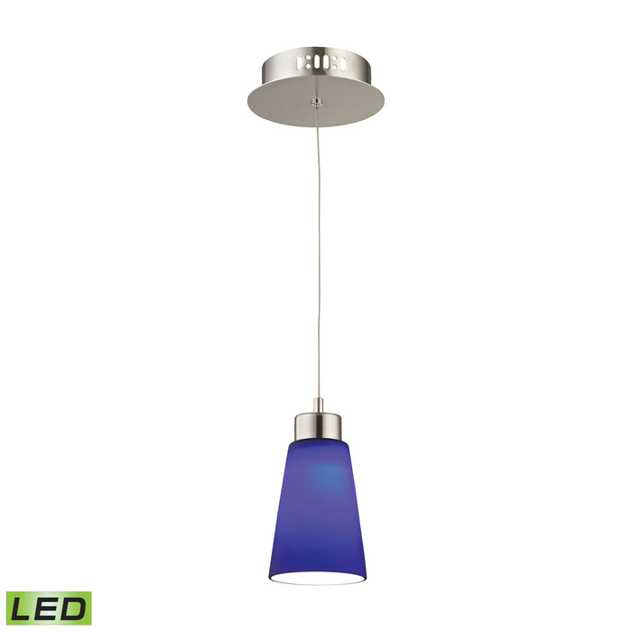 Coppa 5'' Wide 1-Light Mini Pendant - Satin Nickel