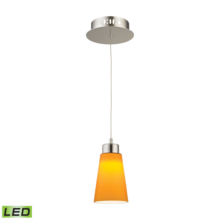 Coppa 5'' Wide 1-Light Mini Pendant - Satin Nickel