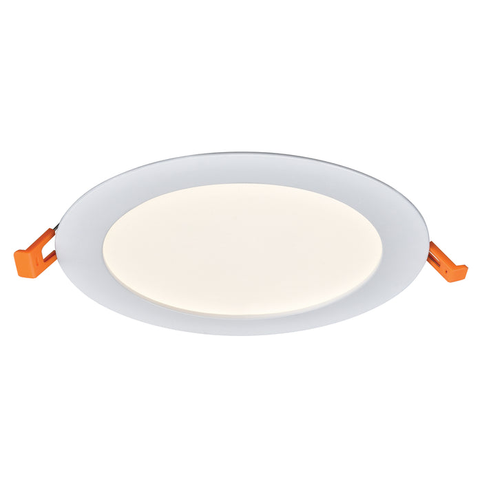 Mercury 6-inch Round Recessed Light in White - Integrated LED