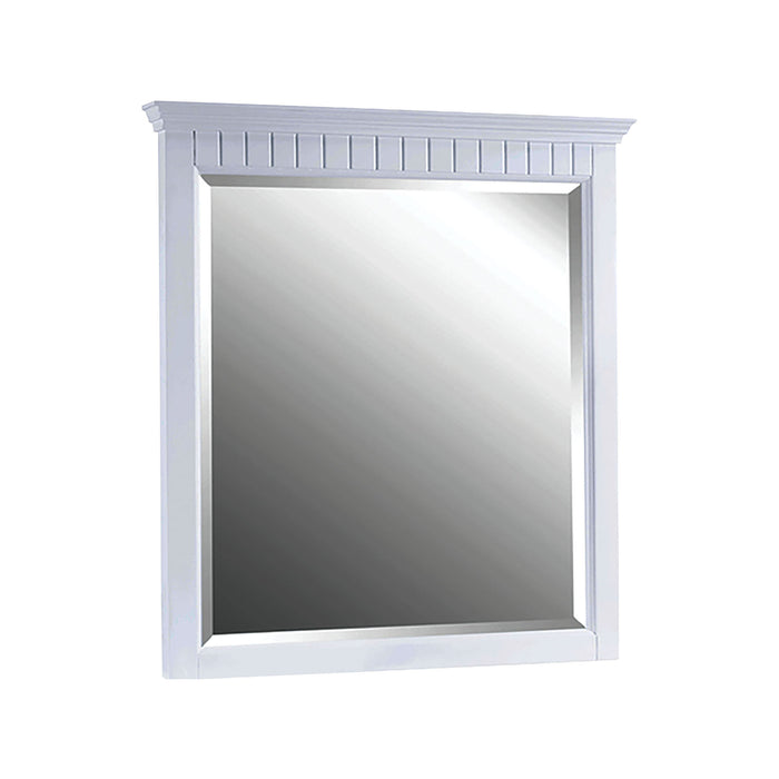 Danube 36-inch Mirror- White