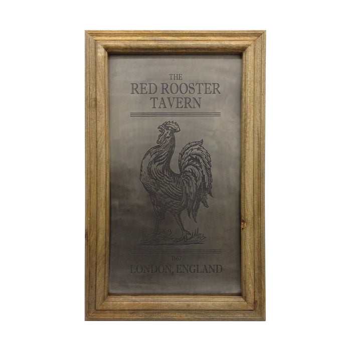 Rooster Etched Magnet Board