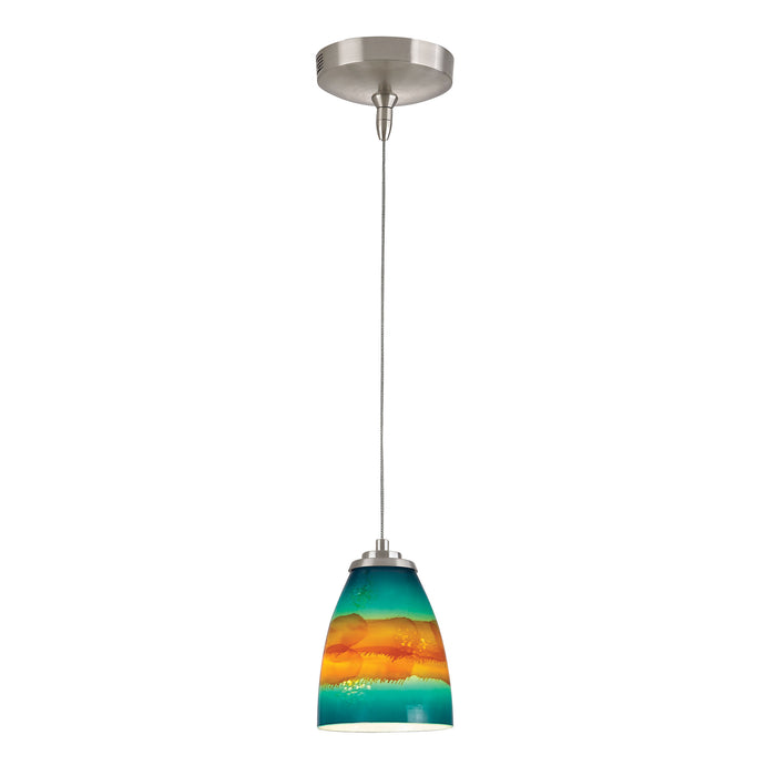 Low Voltage 5'' Wide 1-Light Mini Pendant - Brushed Nickel