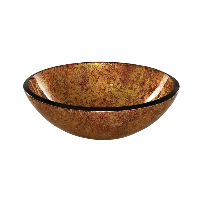 Reflex Vessel Sink - Metallic Gold 16.5-inch