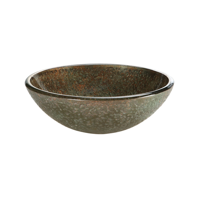 Reflex Vessel Sink - Green/Gold Storm 16.5-inch