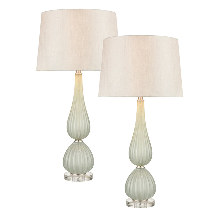 Mariani Table Lamp - Set of 2 Seafoam