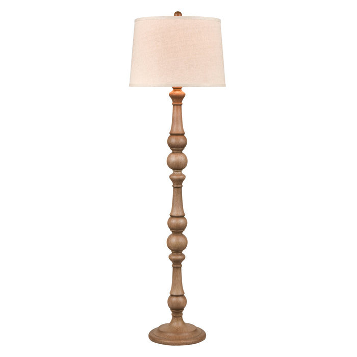 Aspermont 63'' High 1-Light Floor Lamp - Washed Oak