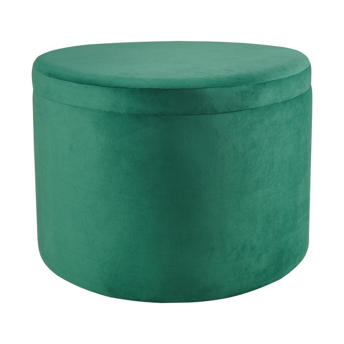 Linder Ottoman - Emerald