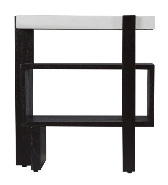 Riviera Accent Table - Checkmate Black