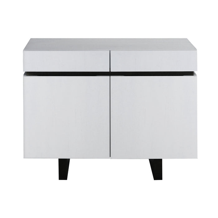 Checkmate Cabinet - 2 Door 2 Drawer White