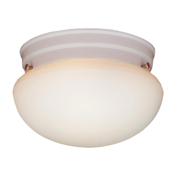 Ceiling Essentials 8'' Wide 1-Light Flush Mount - White