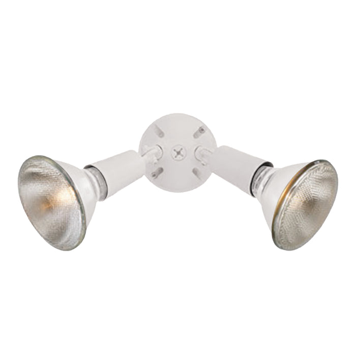 Outdoor Essentials 6'' High 2-Light Outdoor Sconce - White