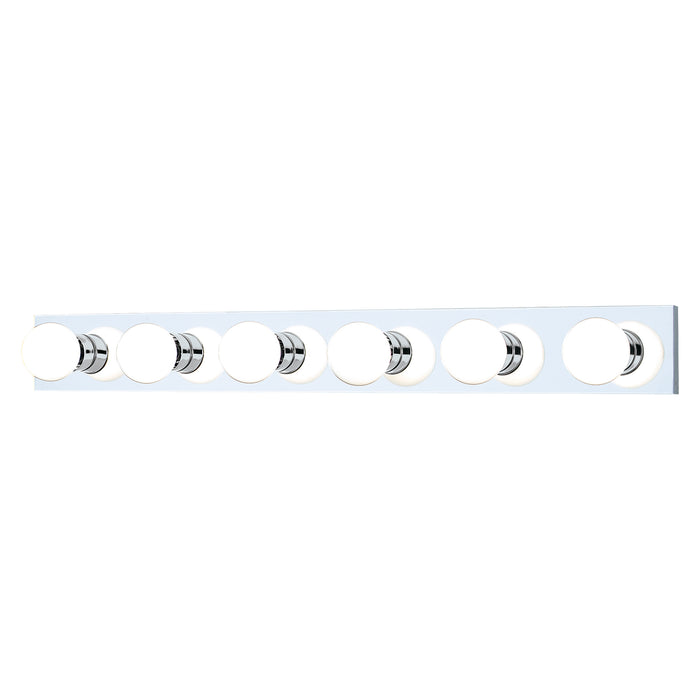 Vanity Strips 36'' Wide 6-Light Vanity Light - Chrome