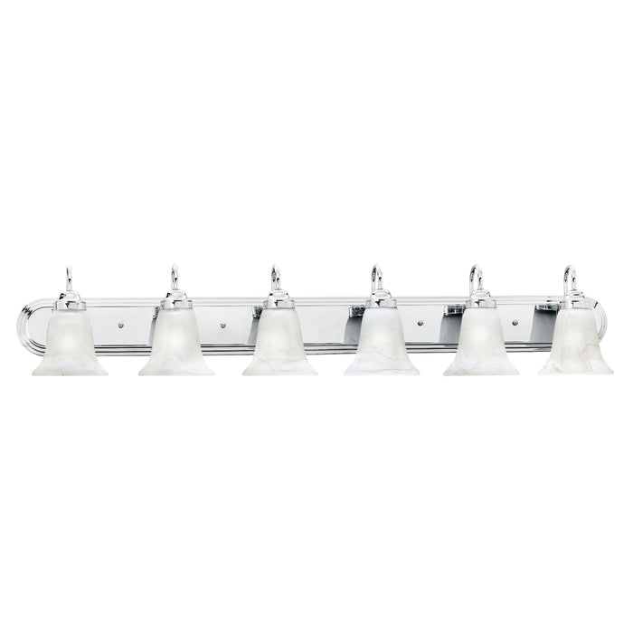 Homestead 48'' Wide 6-Light Vanity Light - Chrome