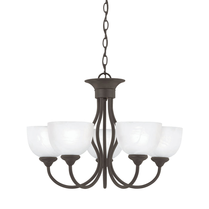 Tahoe 24'' Wide 5-Light Chandelier - Painted Bronze