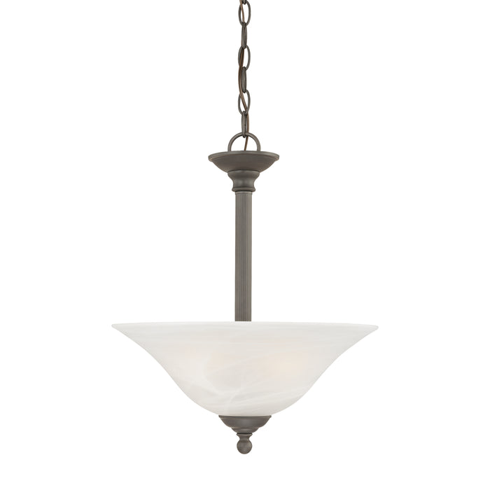 Riva 16'' Wide 3-Light Pendant - Painted Bronze