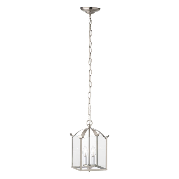 Whitmore 7.25'' Wide 2-Light Chandelier - Brushed Nickel