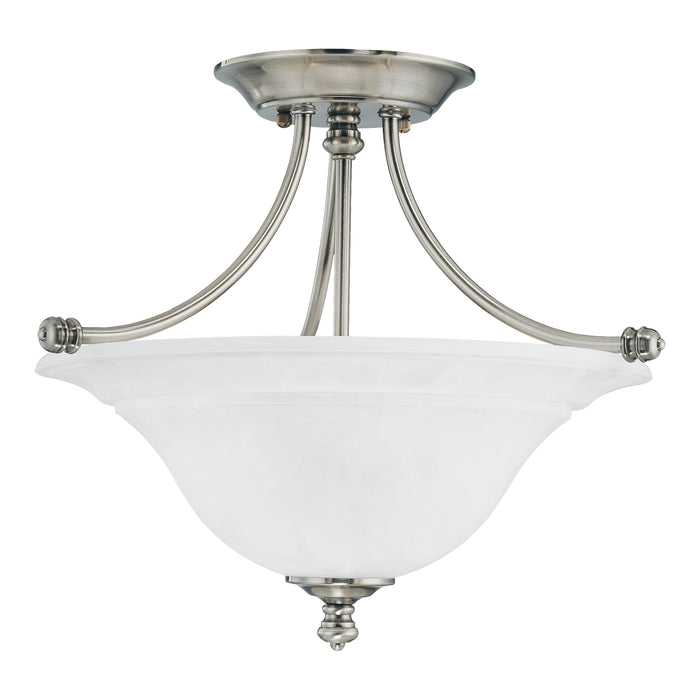 Harmony 16'' Wide 2-Light Flush Mount - Satin Pewter