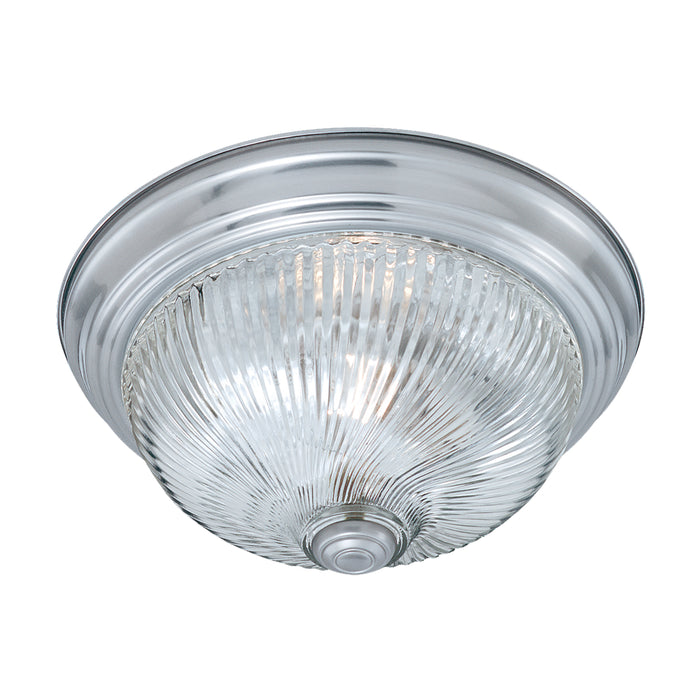 Ceiling Essentials 14'' Wide 2-Light Flush Mount - Brushed Nickel