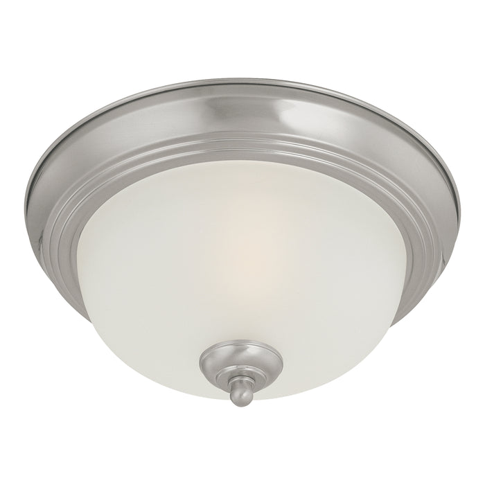 Ceiling Essentials 12'' Wide 1-Light Flush Mount - Brushed Nickel