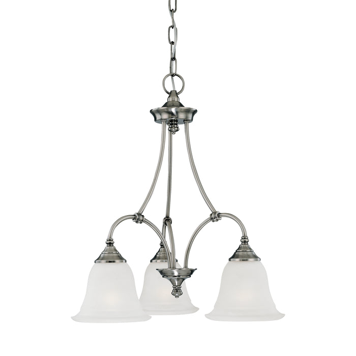 Harmony 20'' Wide 3-Light Chandelier - Satin Pewter