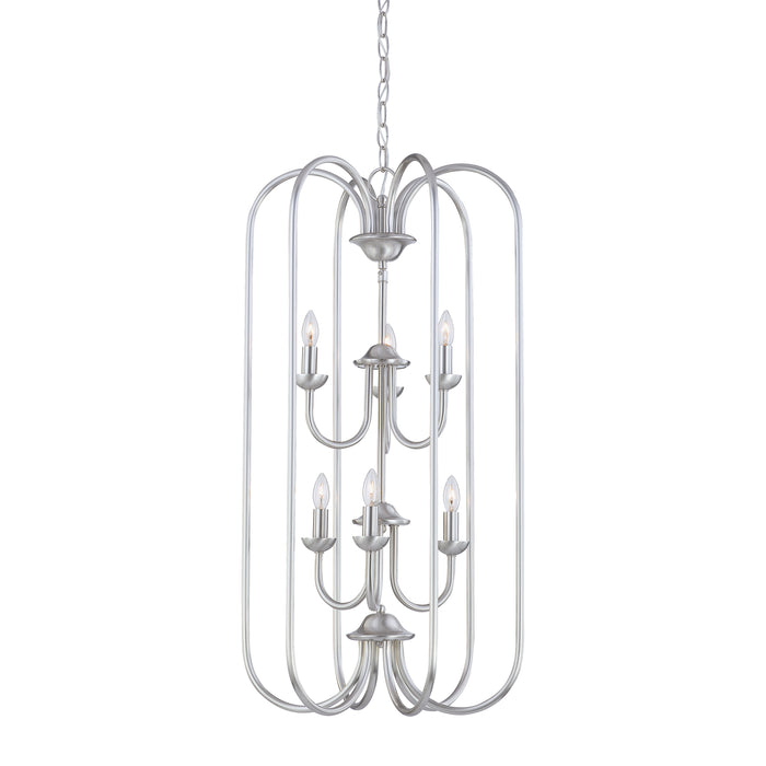 Bella 16.25'' Wide 6-Light Chandelier - Brushed Nickel