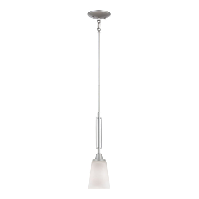 Wright 1-Light Mini Pendant in Matte Nickel