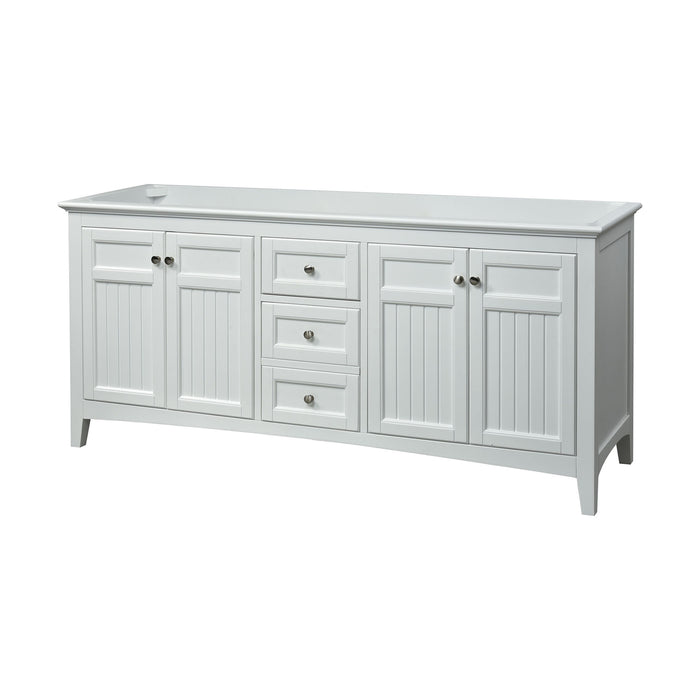 Danube 72-inch Vanity - White