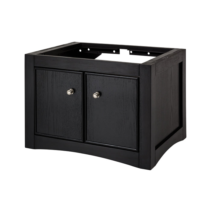 Kent 23.6-inch Wall-Mount Vanity - Brown Ebony